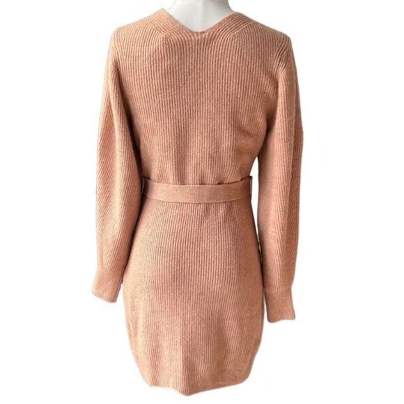 Free People Sienna Wrap Dress in Cocoa Size Small NWT - Picture 8 of 15